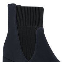 Marco Tozzi Womens Marco Tozzi Womens Navy Side Zip High Ankle Boots 2-25392-41