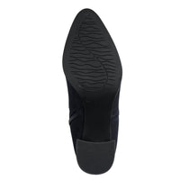 Marco Tozzi Womens Marco Tozzi Womens Navy Side Zip High Ankle Boots 2-25392-41