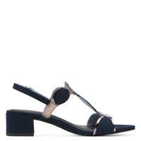 Marco Tozzi Womens Marco Tozzi Womens Navy Slip On Sandal 2-28230-42