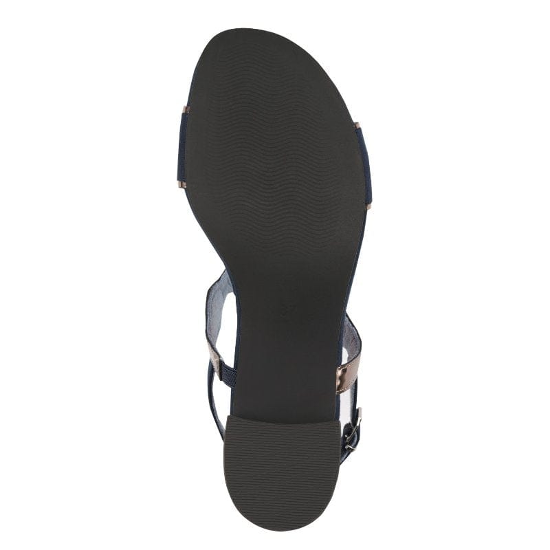 Marco Tozzi Womens Marco Tozzi Womens Navy Slip On Sandal 2-28230-42