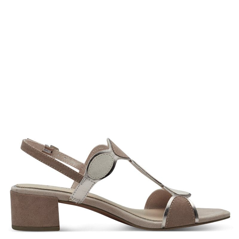Marco Tozzi Womens Marco Tozzi Womens Nude Slip On Sandal 2-28230-42