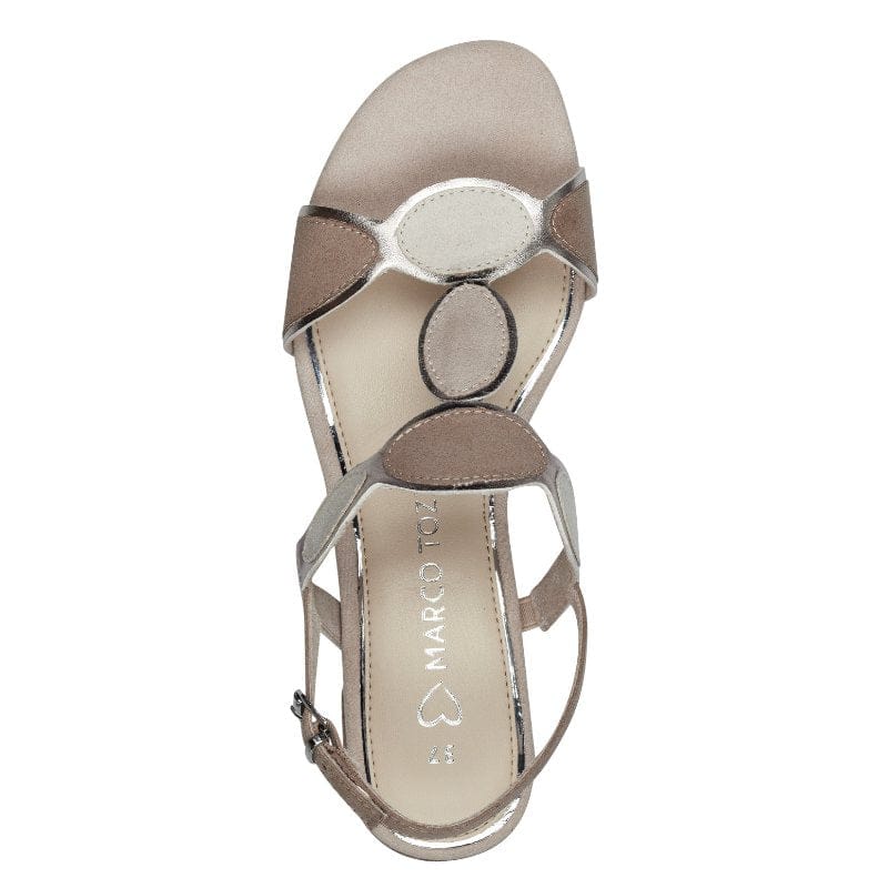 Marco Tozzi Womens Marco Tozzi Womens Nude Slip On Sandal 2-28230-42
