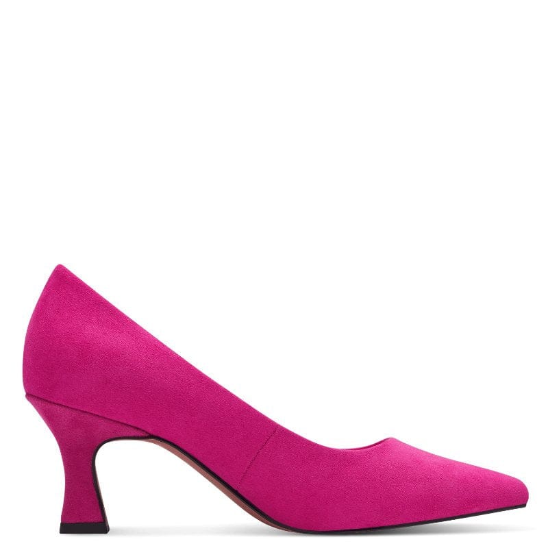 Marco Tozzi Womens Marco Tozzi Womens Pink Slip On Stiletto Heel Shoe 2-22418-41