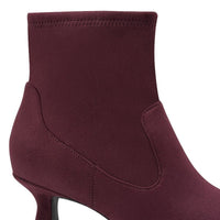 Marco Tozzi Womens Marco Tozzi Womens Red Side Zip High Ankle Boots 2-25314-45