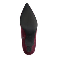 Marco Tozzi Womens Marco Tozzi Womens Red Side Zip High Ankle Boots 2-25314-45