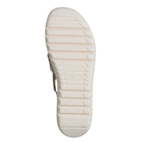Marco Tozzi Womens Marco Tozzi Womens Taupe Laser Cut Slip On Sandal 2-28606-46