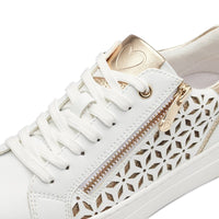Marco Tozzi Womens Marco Tozzi Womens White Comb Detailed Fashion Trainer 2-23701-42