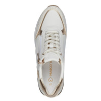 Marco Tozzi Womens Marco Tozzi Womens White Comb Fashion Trainer 2-23738-41