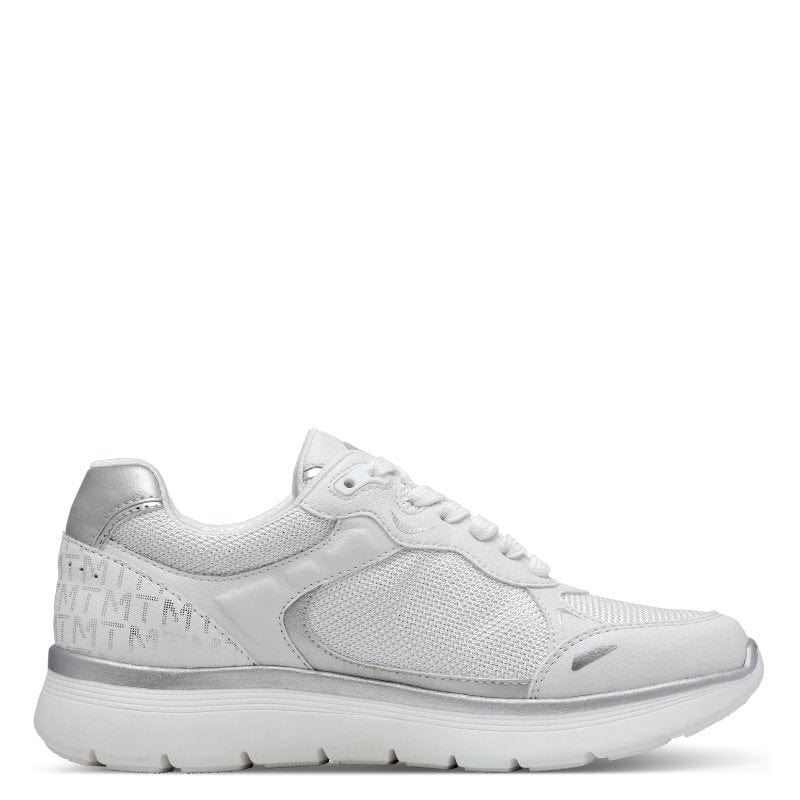 Marco Tozzi Womens Marco Tozzi Womens White Comb Trainer 2-23760-44
