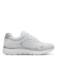Marco Tozzi Womens Marco Tozzi Womens White Comb Trainer 2-23760-44