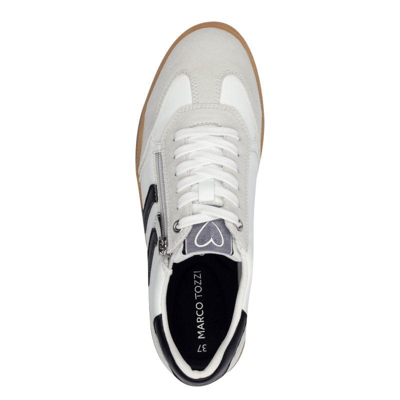 Marco Tozzi Womens Marco Tozzi Womens White Fashion Trainer 2-23739-44