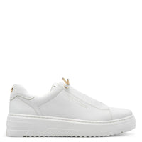 Marco Tozzi Womens Marco Tozzi Womens White Lace Up Fashion Trainer 2-23724-44