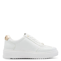 Marco Tozzi Womens Marco Tozzi Womens White Side Zip Fashion Trainer 2-23766-46