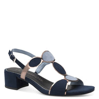 Marco Tozzi Womens NAVY / 3UK Marco Tozzi Womens Navy Slip On Sandal 2-28230-42