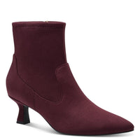 Marco Tozzi Womens RED / 3UK Marco Tozzi Womens Red Side Zip High Ankle Boots 2-25314-45