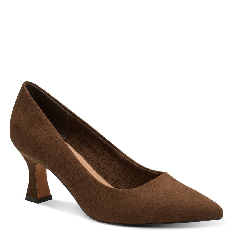 Marco Tozzi Womens TAN / 4UK Marco Tozzi Womens Tan Slip On Stiletto Heel Shoe 2-22418-41