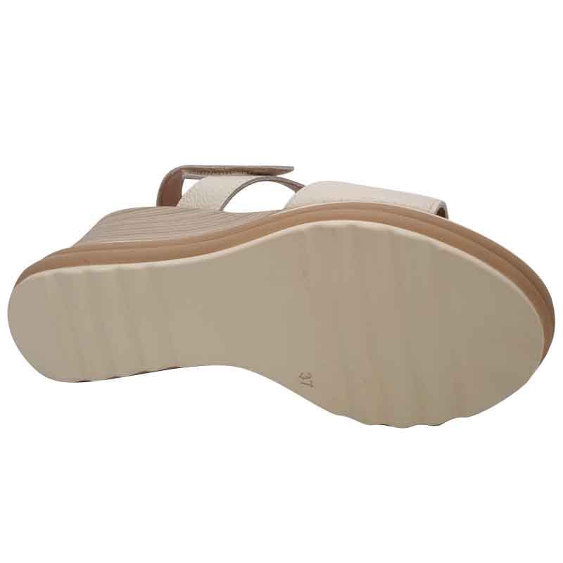 Oh My Sandals Womens Oh My Sandals Womens Beige Wedge Sandal - 6002