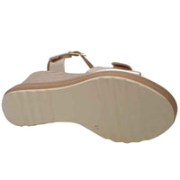 Oh My Sandals Womens Oh My Sandals Womens Gold Wedge Sandal - 6003