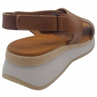 Oh My Sandals Womens Oh My Sandals Womens Tan Leather Sandal - 5661