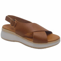 Oh My Sandals Womens TAN / 4UK Oh My Sandals Womens Tan Leather Sandal - 5661