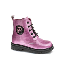 Pablosky Kids 10UK / PINK Pablosky Girl Leather Patent Ankle Boot - 425489