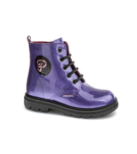 Pablosky Kids 10UK / PURPLE Pablosky Girl Leather Patent Ankle Boot - 425449