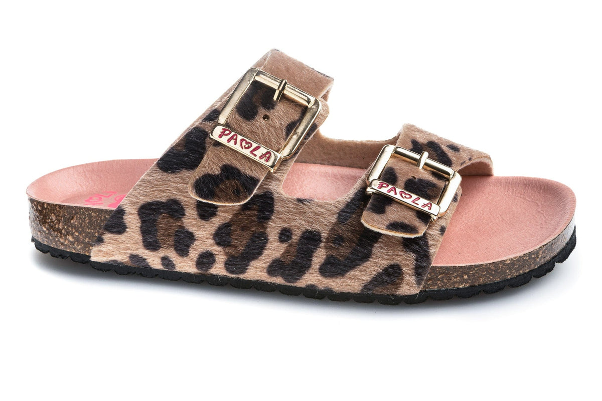 Pablosky Kids LEOPARD / 2.5UK Pablosky Girls Leopard Bio Sandal - 883133