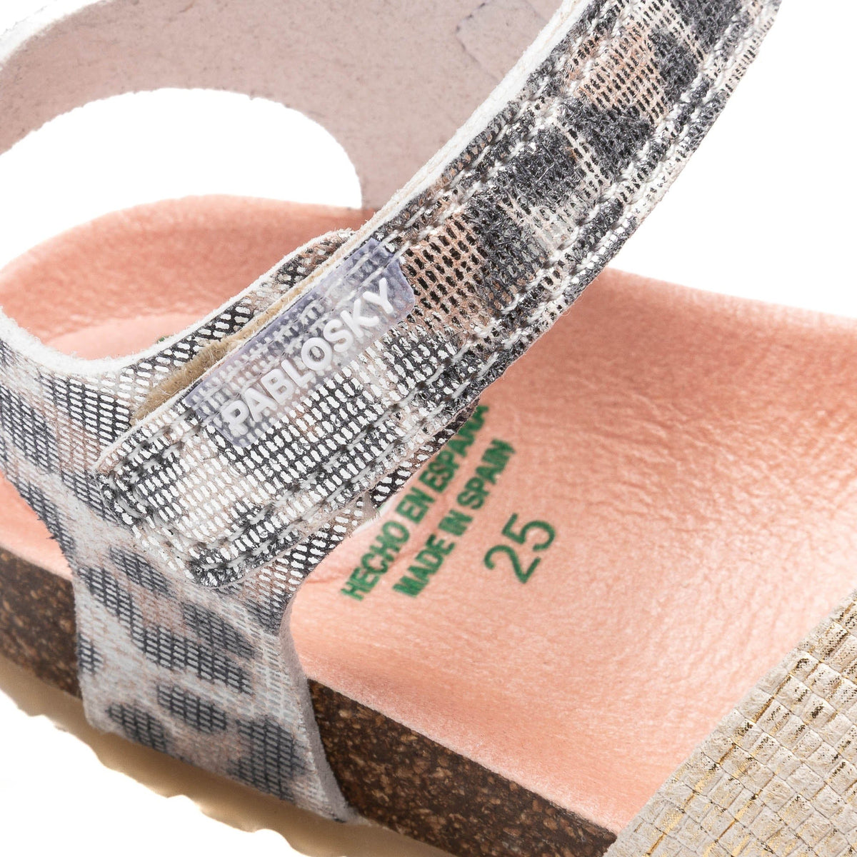 Pablosky Kids Pablosky Girls Leopard Arch Support Bio Sandal - 447207