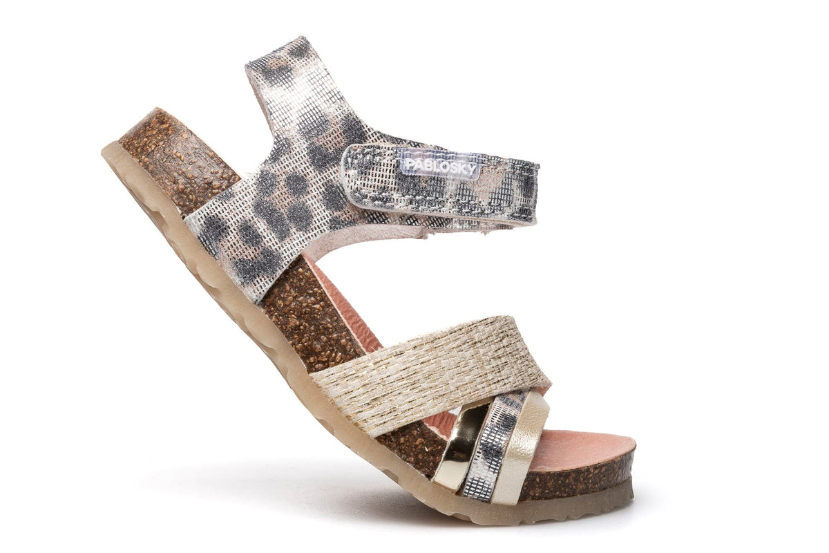 Pablosky Kids Pablosky Girls Leopard Arch Support Bio Sandal - 447207