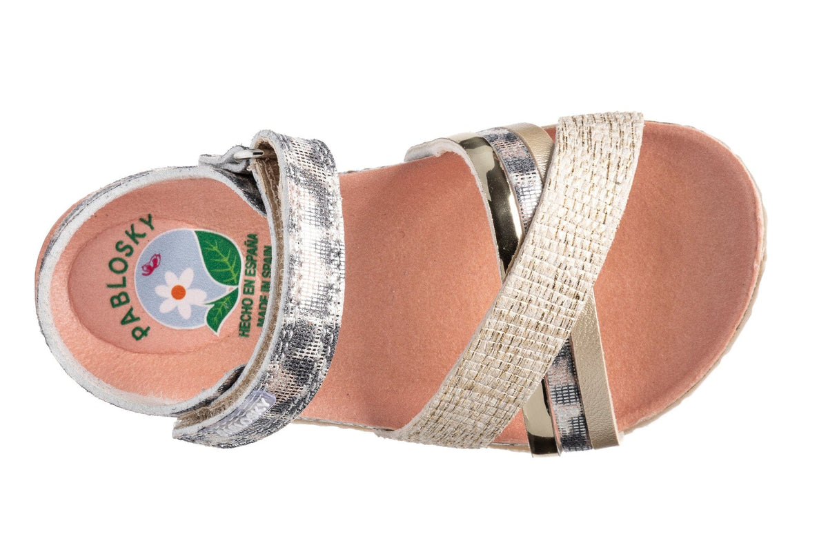 Pablosky Kids Pablosky Girls Leopard Arch Support Bio Sandal - 447207