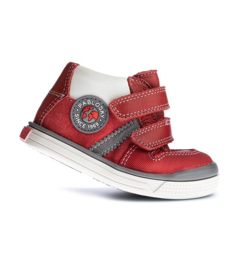 Pablosky Kids Pablosky Infant Boys Double Velcro Strap Leather Shoe - 035360