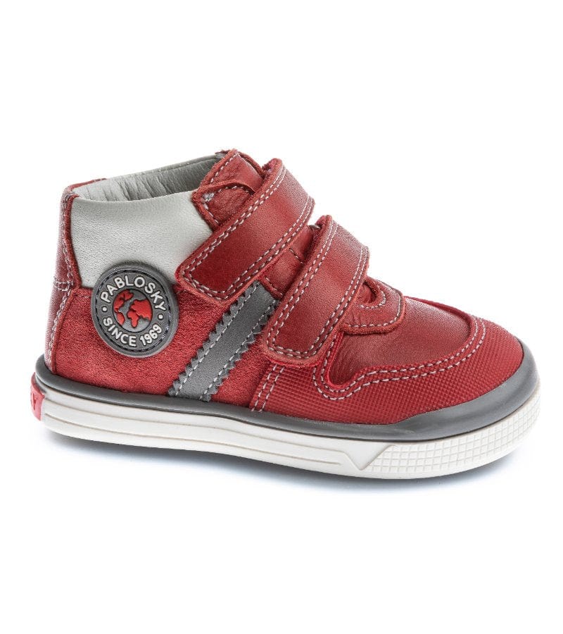 Pablosky Kids Pablosky Infant Boys Double Velcro Strap Leather Shoe - 035360