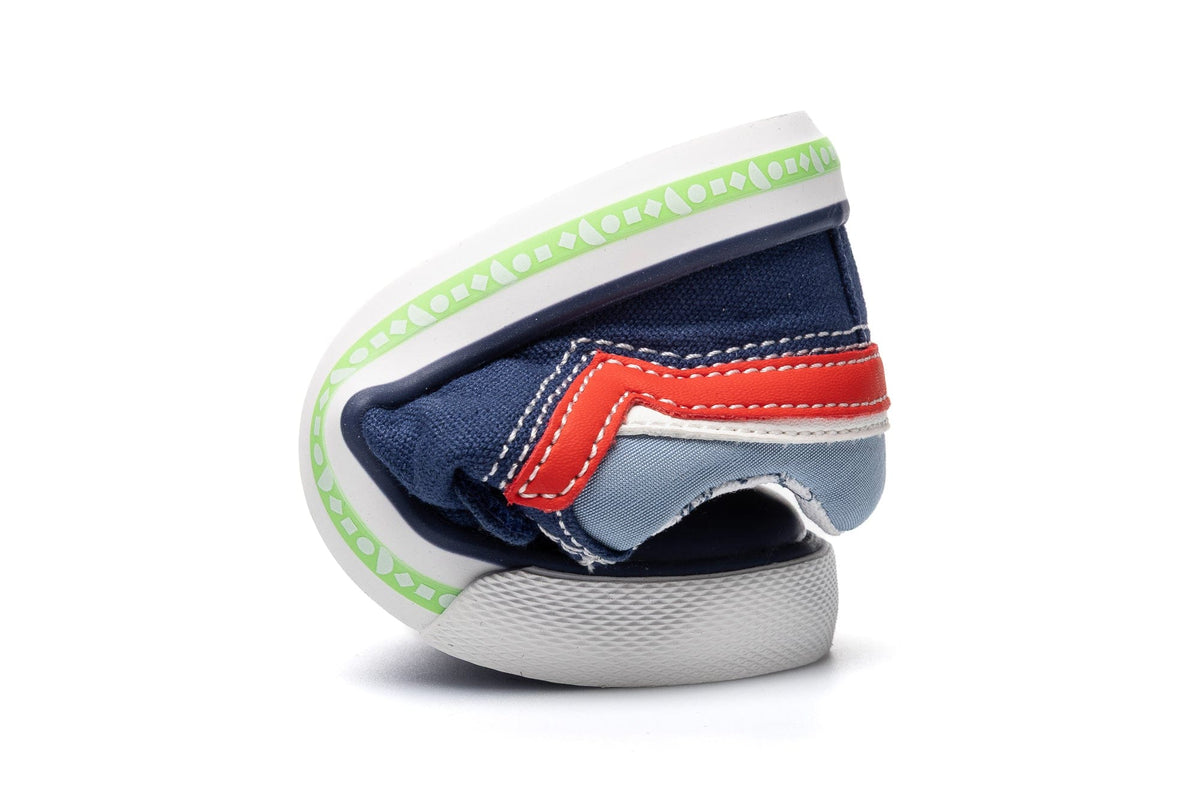Pablosky Kids Pablosky Infant Boys Navy Single Strap Lona Shoe - 984510