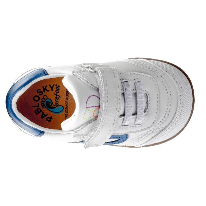 Pablosky Kids Pablosky Infant Boys White Leather Single Strap Sax Shoe - 062304