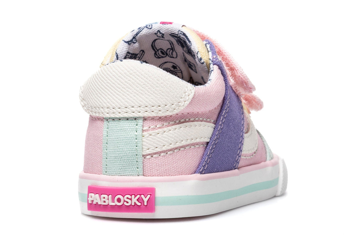 Pablosky Kids Pablosky Infant Girl Pink Double Strap Lona Shoe - 984670