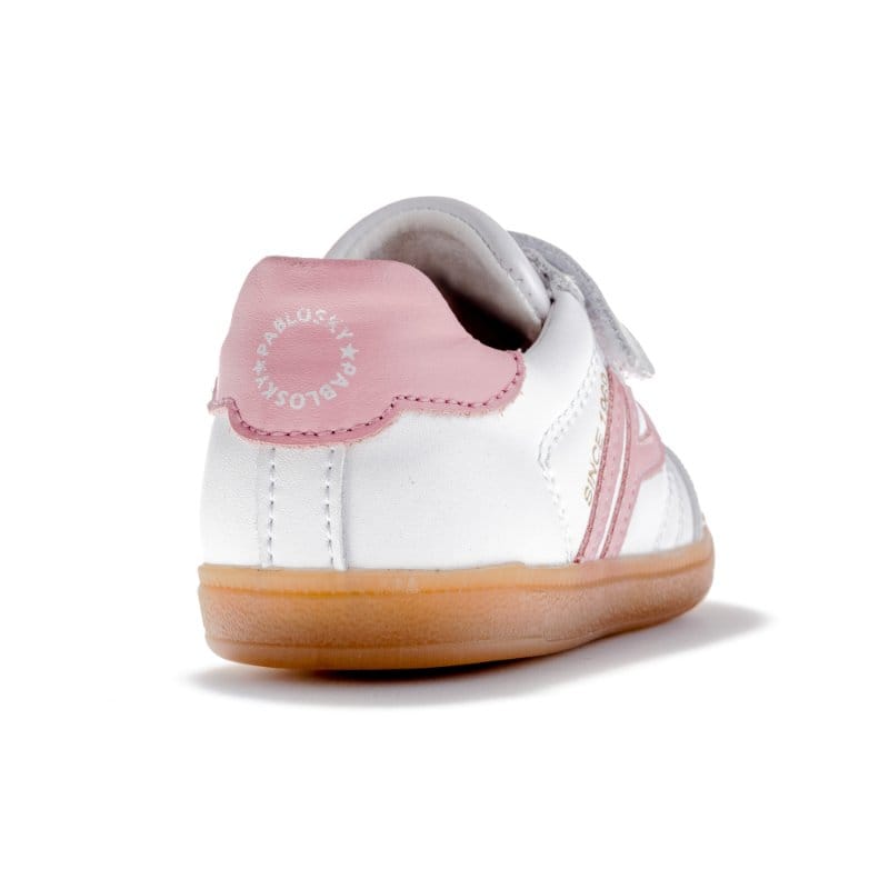 Pablosky Kids Pablosky Infant Girls White Leather Single Strap Sax Shoe - 062307
