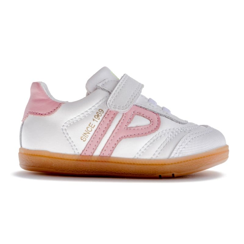Pablosky Kids Pablosky Infant Girls White Leather Single Strap Sax Shoe - 062307