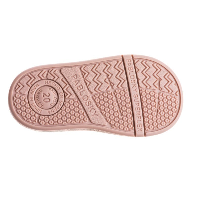Pablosky Kids Pablosky Rose Pink Leather Ankle Boot - 047470