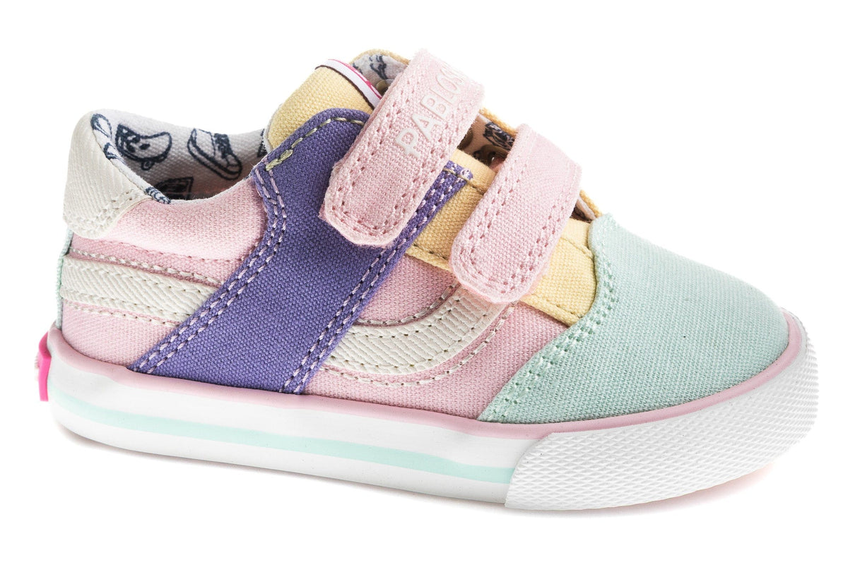 Pablosky Kids PINK / 4.5UK Pablosky Infant Girl Pink Double Strap Lona Shoe - 984670