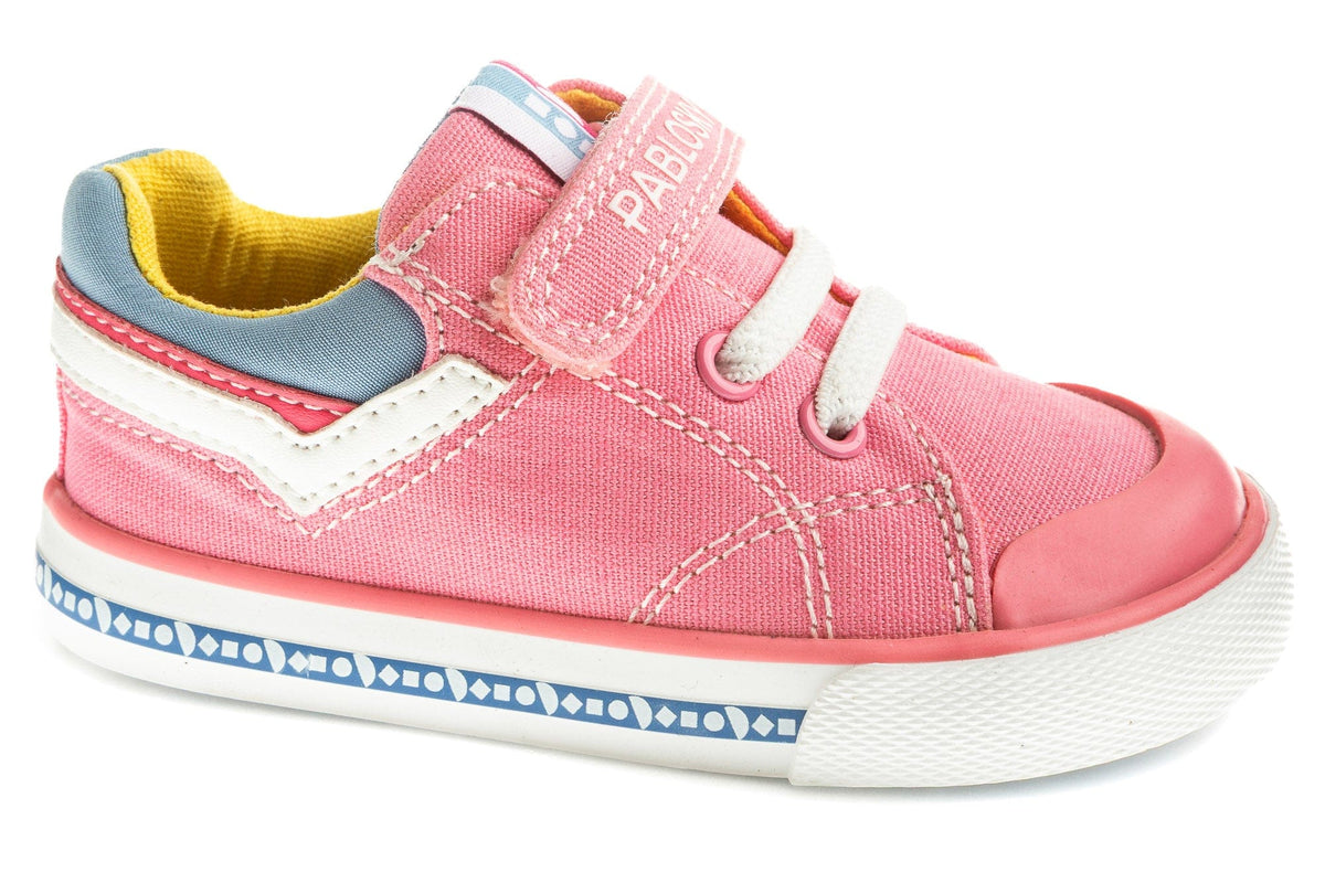 Pablosky Kids PINK / 4.5UK Pablosky Infant Girl Pink Single Strap Lona Shoe - 984570