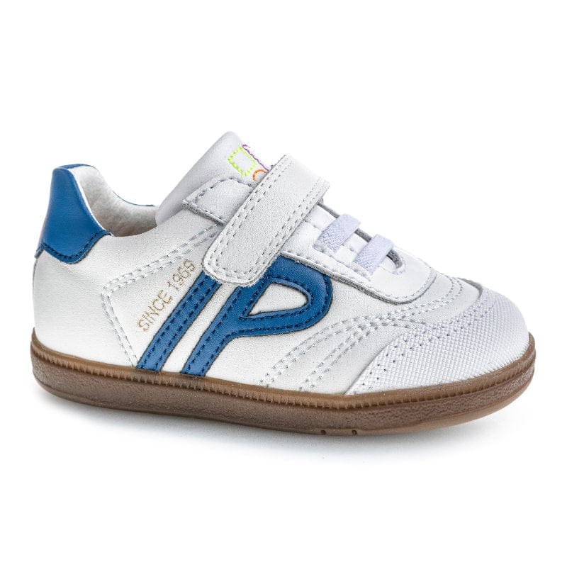 Pablosky Kids WHITE / 5UK Pablosky Infant Boys White Leather Single Strap Sax Shoe - 062304