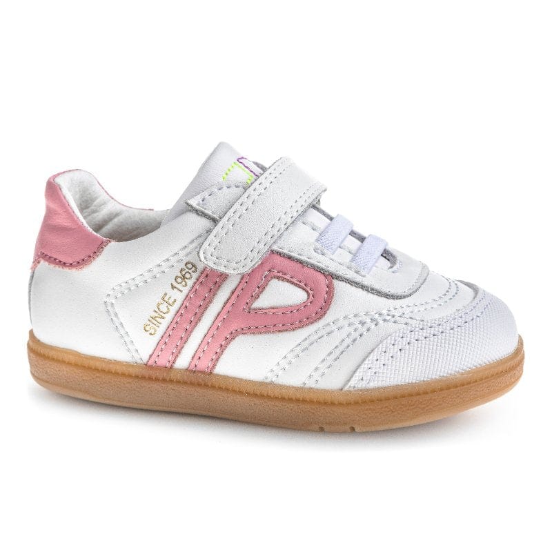 Pablosky Kids WHITE / 5UK Pablosky Infant Girls White Leather Single Strap Sax Shoe - 062307
