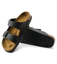 Portfashion.com Birkenstock ,Arizona Soft Footbed Black Slip On Sandal
