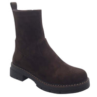 Redz Womens BROWN / 3UK Redz Brown Suede Ankle Boot - 250627-10