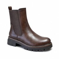 Redz Womens BROWN / 3UK Redz Brown Suede Ankle Boot - CFQ62-1