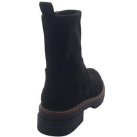 Redz Womens Redz Black Suede Ankle Boot - 250627-10