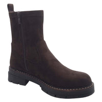Redz Womens Redz Brown Suede Ankle Boot - 250627-10