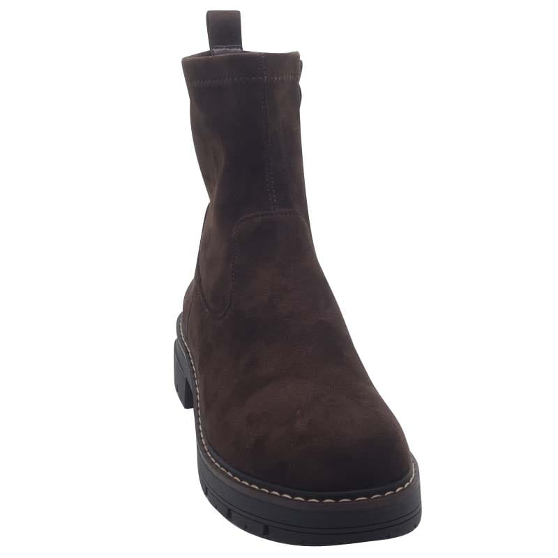 Redz Womens Redz Brown Suede Ankle Boot - 250627-10