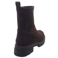 Redz Womens Redz Brown Suede Ankle Boot - 250627-10