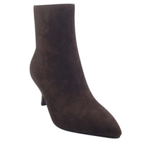 Redz Womens Redz Brown Suede Dressy Ankle Boot - F763